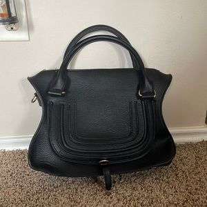Black shoulder bag
